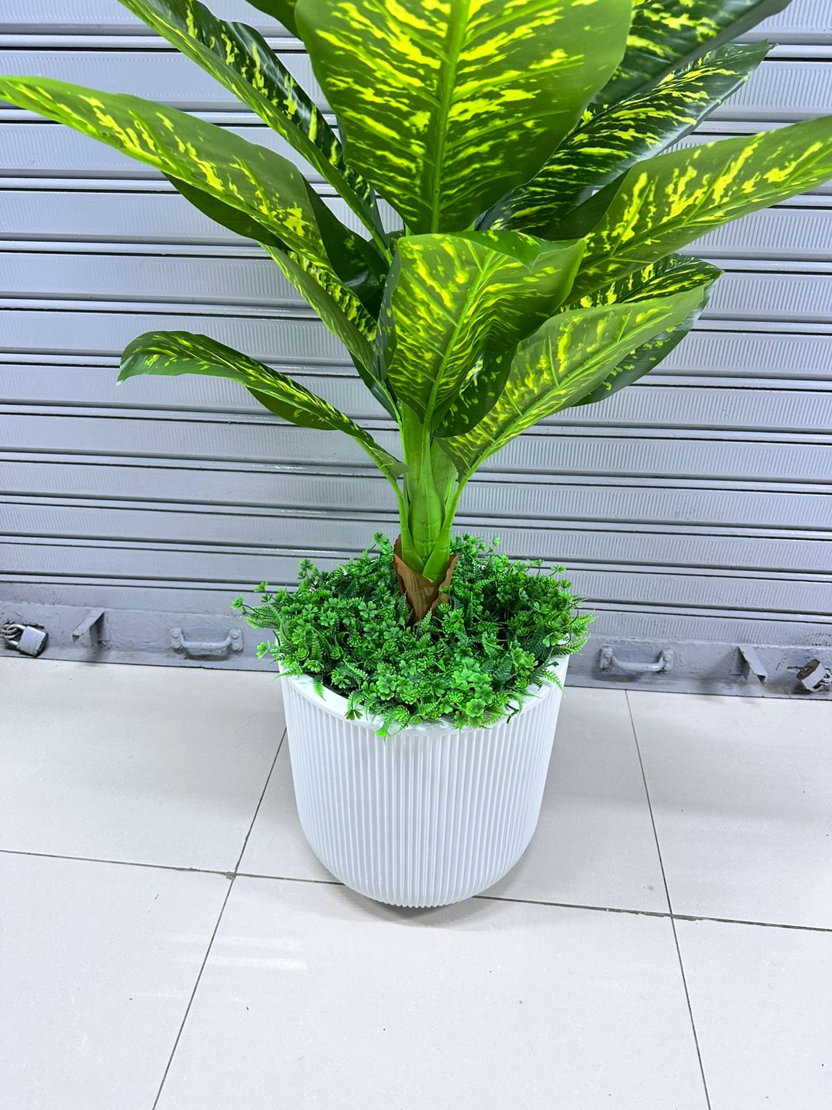 Planta Lluvia de Planta | maceta TEXTURIZADO de fibra de vidrio | 200cm — Plantas Artificiales